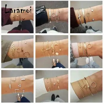 Laramoi Women's Bracelet Set Bohemian Life Tree Bracelet For Woman Moon Opening Bangle Flash Element Link Chain for Girl Jewelry
Laramoi Women's Bracelet Set Bohemian Life Tree Bracelet For Woman Moon Opening Bangle Flash Element Link Chain for Girl Jewelry