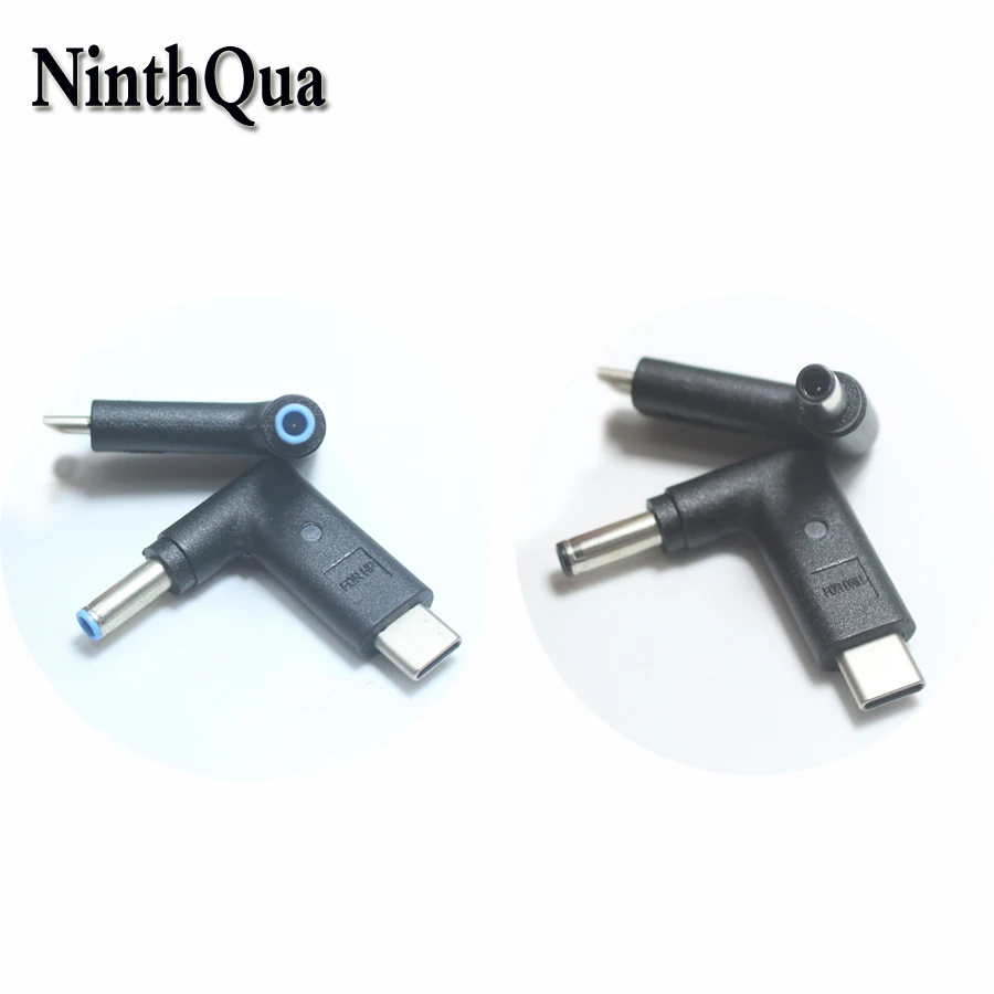 NinthQua USB 3 1 Type C штекер для DC 4 5*3 0 mmPlug прямоугольный USB-C к адаптер питания ноутбука Hp