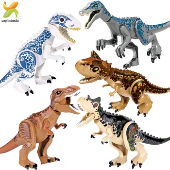 Jurassic Dinosaurs Tyrannosaurus Indominus Rex I-Rex Assemble Building Blocks Dinosuar Creator Animals Bricks Toys For Children
Jurassic Dinosaurs Tyrannosaurus Indominus Rex I-Rex Assemble Building Blocks Dinosuar Creator Animals Bricks Toys For Children