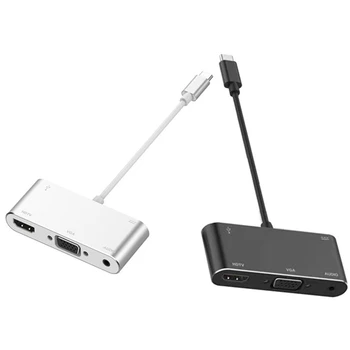5 In 1 Usb C To Hdmi Adapter 4K Type-C To Hdmi/Vga/o/Usb 3.0 Port+Usb C Port(Pd) Converter For Laptop Nintend Switch
5 In 1 Usb C To Hdmi Adapter 4K Type-C To Hdmi/Vga/o/Usb 3.0 Port+Usb C Port(Pd) Converter For Laptop Nintend Switch