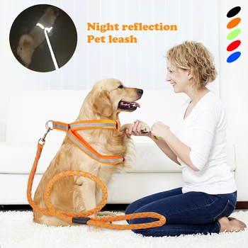 Reflective Pet Dog Harness Leash Nylon Pitbull Chest Strap Dog Puppy Traction Rope Pet Dog Accessories Collars For Large Dogs
Reflective Pet Dog Harness Leash Nylon Pitbull Chest Strap Dog Puppy Traction Rope Pet Dog Accessories Collars For Large Dogs