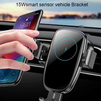 15W Automatic Clamping Car Qi Wireless Mobile Phone Charger Support Induction 360 Degree Rotation Charger for iPhone Samsung New
15W Automatic Clamping Car Qi Wireless Mobile Phone Charger Support Induction 360 Degree Rotation Charger for iPhone Samsung New