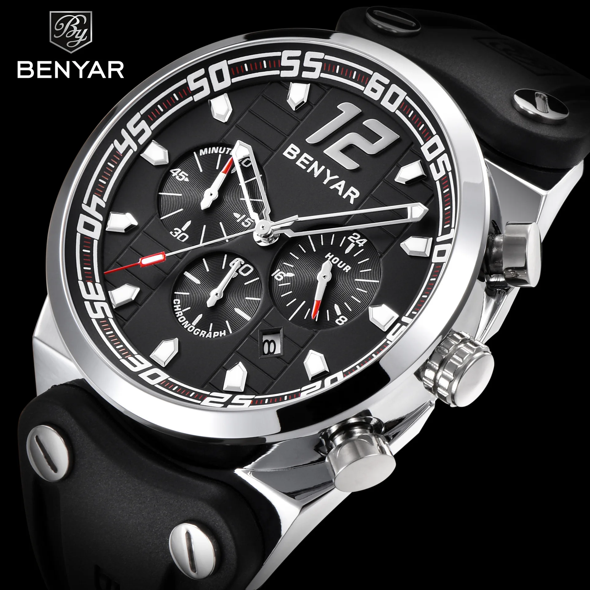 Jacobin MEN'S Watch Quartz Watch Waterproof Fashionable Watch Men's Sports Watch
Jacobin MEN'S Watch Quartz Watch Waterproof Fashionable Watch Men's Sports Watch