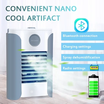 Portable Multi-function Mini Air Conditioner Fan With FM Bluetooth USB Charging Home Refrigerator Air Conditioner Fan
Portable Multi-function Mini Air Conditioner Fan With FM Bluetooth USB Charging Home Refrigerator Air Conditioner Fan