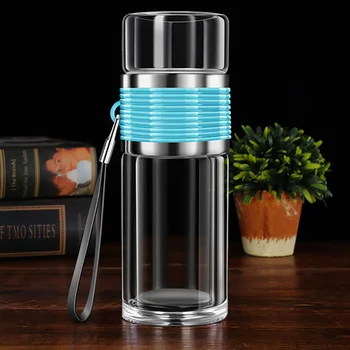 Double Wall 300ml Loose Tea and Water Separation Tea Bottle Mug for Travel Creative Glass Tea Water Bottle with Infuser
Double Wall 300ml Loose Tea and Water Separation Tea Bottle Mug for Travel Creative Glass Tea Water Bottle with Infuser