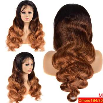 Ombre 1B427/30 Lace Front Human Hair Wigs 13x4 Remy Brazilian Body Wave Highlight Wig Pre Plucked With Baby Hair For Black Women
Ombre 1B427/30 Lace Front Human Hair Wigs 13x4 Remy Brazilian Body Wave Highlight Wig Pre Plucked With Baby Hair For Black Women