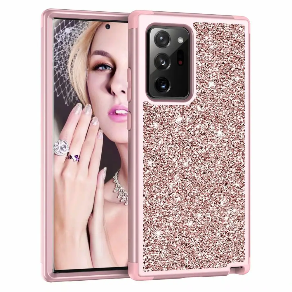 3 in 1 Full-Body Shockproof Case For Samsung Galaxy Note 20 Ultra Coque Note10 S10 S9 Plus Glitter Hybrid Armor PC Silicon Cover
3 in 1 Full-Body Shockproof Case For Samsung Galaxy Note 20 Ultra Coque Note10 S10 S9 Plus Glitter Hybrid Armor PC Silicon Cover