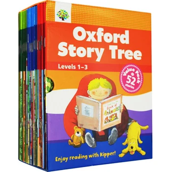 52 Books/set Oxford Story Tree Baby Kids Original English Students Reading Picture Books Kindergarten Educational Toys For Child 
52 Books/set Oxford Story Tree Baby Kids Original English Students Reading Picture Books Kindergarten Educational Toys For Child