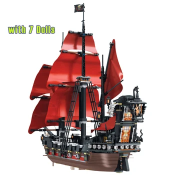 Pirate Ship Movie Series Compatible with 4195 Queen Anne's Revenge Building Blocks with Miinfigures Children's DIY Toys Gifts
Pirate Ship Movie Series Compatible with 4195 Queen Anne's Revenge Building Blocks with Miinfigures Children's DIY Toys Gifts