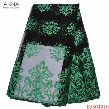 Anna green african beaded lace fabric high quality embroidery stones 5 yards/pcs nigerian tulle laces fabrics for garment sewing
Anna green african beaded lace fabric high quality embroidery stones 5 yards/pcs nigerian tulle laces fabrics for garment sewing