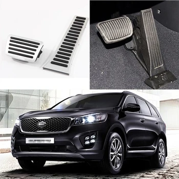 For Kia Sorento 2012-2016 AT 2pcs Aluminium Non Slip Foot Rest Fuel Gas Brake Pedal Cover
For Kia Sorento 2012-2016 AT 2pcs Aluminium Non Slip Foot Rest Fuel Gas Brake Pedal Cover