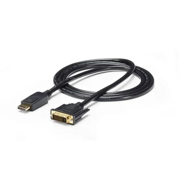 StarTech.com 6 ft DisplayPort to DVI Cable - M/M, 1.8 m, DisplayPort, DVI-D, Male, Male, Straight
StarTech.com 6 ft DisplayPort to DVI Cable - M/M, 1.8 m, DisplayPort, DVI-D, Male, Male, Straight
