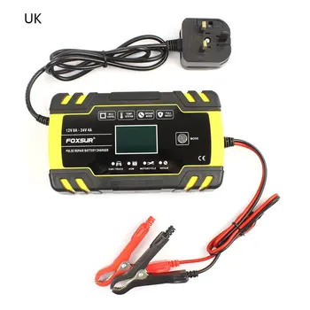 1 Set Foxsur 12V 24V 8A Motorcycle Battery Charger Microprocessor Control 3 Charge Stages Automatic Charging Protects Battery
1 Set Foxsur 12V 24V 8A Motorcycle Battery Charger Microprocessor Control 3 Charge Stages Automatic Charging Protects Battery