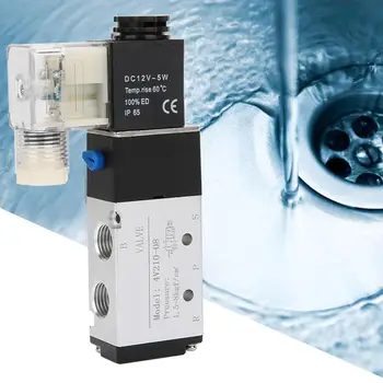 Solenoid Valve 4V 210-08 Solenoid Air Valve 2 Position 5 Port Pneumatic Control Valve Electric Magnetic Valve
Solenoid Valve 4V 210-08 Solenoid Air Valve 2 Position 5 Port Pneumatic Control Valve Electric Magnetic Valve