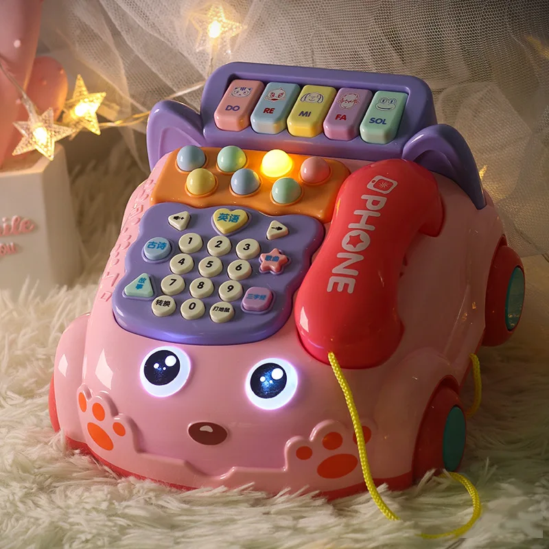 Retro Children's Telehone Toys Early Educational Story Phone Machine Baby Phone Emulated Telephone For Children Musical Toys
Retro Children's Telehone Toys Early Educational Story Phone Machine Baby Phone Emulated Telephone For Children Musical Toys