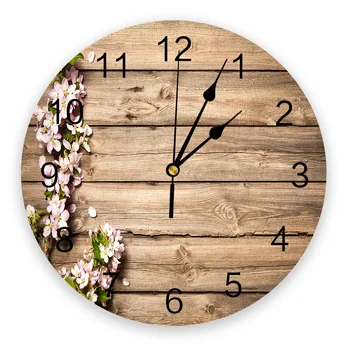 Pink Flower Wooden Board Ancient Wood Wall Clock Silent Non Ticking Round Clocks Home Office Classroom School Modern Decorative
Pink Flower Wooden Board Ancient Wood Wall Clock Silent Non Ticking Round Clocks Home Office Classroom School Modern Decorative