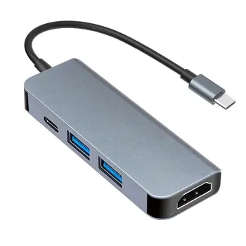 Portable USB 3.0 Universal Docking Station 4-in-1 Type-c To USB+HDMI+TYPE High Definition Docking Station
Portable USB 3.0 Universal Docking Station 4-in-1 Type-c To USB+HDMI+TYPE High Definition Docking Station
