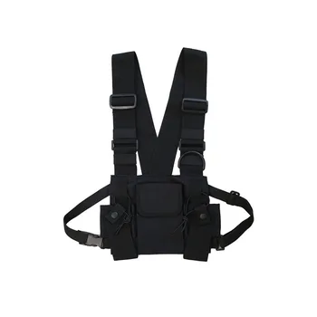 Radio Walkie Talkie 3 Pocket Chest Pack Bag Harness with Zipper for Motorola Baofeng Kenwood Front Pack Vest Pouch Carry Case
Radio Walkie Talkie 3 Pocket Chest Pack Bag Harness with Zipper for Motorola Baofeng Kenwood Front Pack Vest Pouch Carry Case