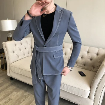 2020 hair stylist British style net red small suit male work clothes Slim Korean casual suit suit male trendy nightclub
2020 hair stylist British style net red small suit male work clothes Slim Korean casual suit suit male trendy nightclub