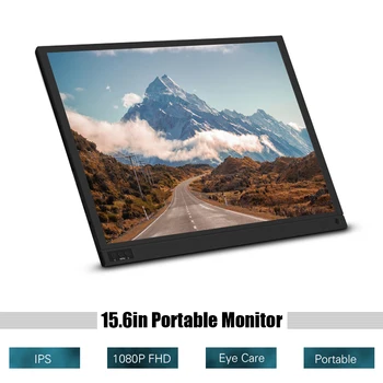 1920x1080 15.6 Inch Portable Monitor Full HD IPS Screen w/ Type-C HDMI Built-in Stereo Speakers for Phone Laptop Camera Display
1920x1080 15.6 Inch Portable Monitor Full HD IPS Screen w/ Type-C HDMI Built-in Stereo Speakers for Phone Laptop Camera Display