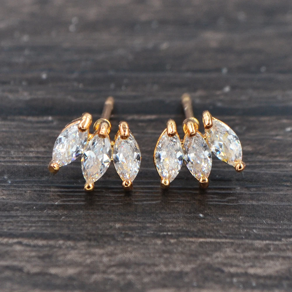 Fashion Women Gold Color Clear White Cubic Zirconia Angel Wings CZ Stud Earrings Jewelry
Fashion Women Gold Color Clear White Cubic Zirconia Angel Wings CZ Stud Earrings Jewelry