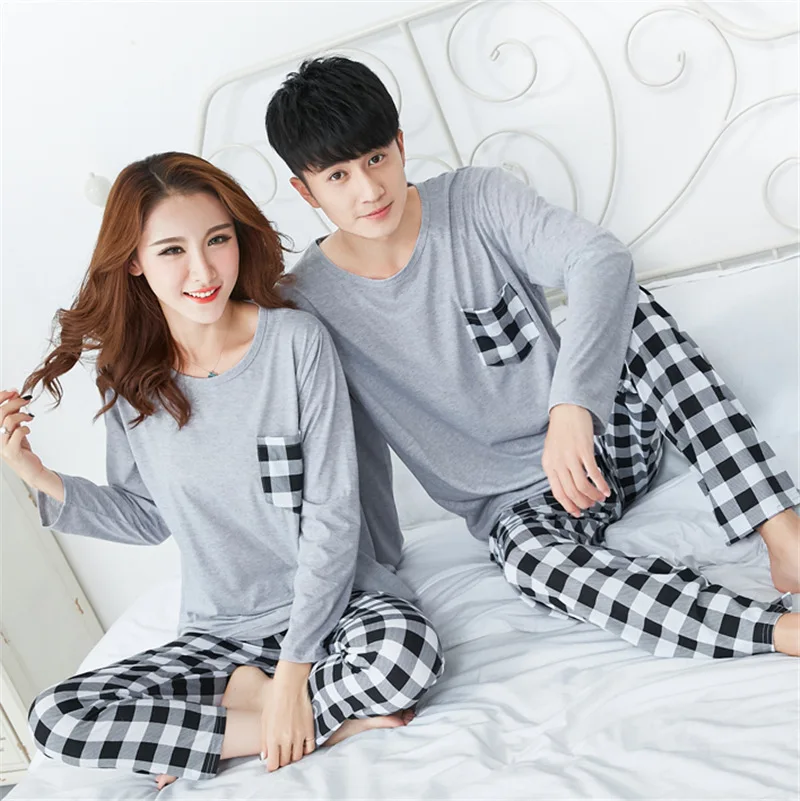 New Long Sleeve Top Pajamas Cotton Pajamas Suit 2019 Womens Lounge Pajamas Sets Plaid Pajama Sleepwear Pajamas the Body 
New Long Sleeve Top Pajamas Cotton Pajamas Suit 2019 Womens Lounge Pajamas Sets Plaid Pajama Sleepwear Pajamas the Body