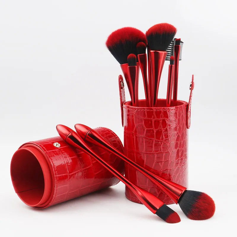 Red New Style Portable Cosmetic Brushes Set-10Pcs Soft Makeup Brushes-Powder&Foundation&Blusher&Eye shadow Brush-Beauty Tool
Red New Style Portable Cosmetic Brushes Set-10Pcs Soft Makeup Brushes-Powder&Foundation&Blusher&Eye shadow Brush-Beauty Tool