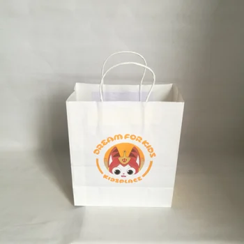 Wholesale 500pcs/lot custom paper bags printed logo kraft paper shopping bags with handle for boutique clothes/jewelry packing
Wholesale 500pcs/lot custom paper bags printed logo kraft paper shopping bags with handle for boutique clothes/jewelry packing