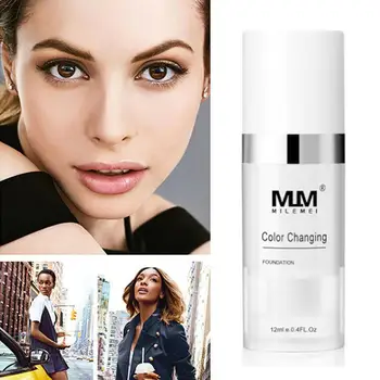 Color Changing Foundation Cream Natural Self-adjusts Base Makeup 12ml/Bottle Professional Nude Full Coverage Concealing Mak H4X6
Color Changing Foundation Cream Natural Self-adjusts Base Makeup 12ml/Bottle Professional Nude Full Coverage Concealing Mak H4X6
