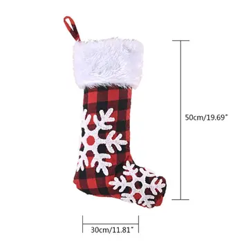 3pcs/set Christmas Stocking Snowflake Elk Lattice Gift Candy Bag Hanging Tree 
3pcs/set Christmas Stocking Snowflake Elk Lattice Gift Candy Bag Hanging Tree