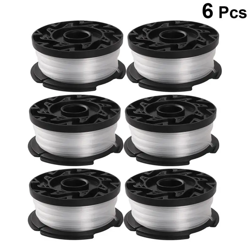 6PCS Replacement String Trimmer Nylon Grass String Trimmer Mower Line Wire Replacement Spool Compatible for BLACK DECKER (Black)
6PCS Replacement String Trimmer Nylon Grass String Trimmer Mower Line Wire Replacement Spool Compatible for BLACK DECKER (Black)