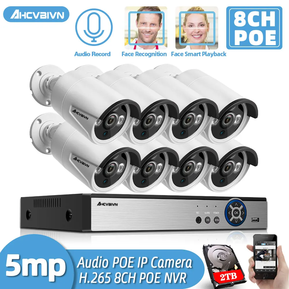 Real time face detection Security System 8CH NVR Kit POE IP Camera IR Outdoor IP66 Motion Detection CCTV Video Surveillance Kits
Real time face detection Security System 8CH NVR Kit POE IP Camera IR Outdoor IP66 Motion Detection CCTV Video Surveillance Kits
