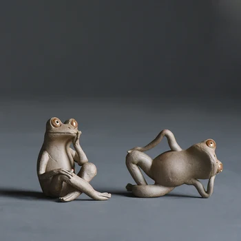Jingdezhen Ceramic Frog Tea Pet Miniatures 13 expression styles Mini Frog Sculpture Model Ornament Crafts figurines Home Decor
Jingdezhen Ceramic Frog Tea Pet Miniatures 13 expression styles Mini Frog Sculpture Model Ornament Crafts figurines Home Decor