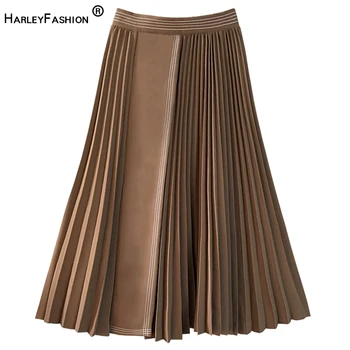 HARLEYFASHION Irregular A-line High Waist Pleated Skirt Retro Temperanment Slim OL For Women 2020 Autumn Winter New Style
HARLEYFASHION Irregular A-line High Waist Pleated Skirt Retro Temperanment Slim OL For Women 2020 Autumn Winter New Style