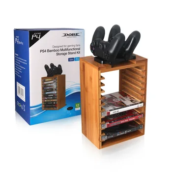 Bamboo Vertical Storage Stand 12 Game Disks CD Discs with Dual Charging Dock Charger Station for PS4/Slim/Pro/XboxOne S Console
Bamboo Vertical Storage Stand 12 Game Disks CD Discs with Dual Charging Dock Charger Station for PS4/Slim/Pro/XboxOne S Console
