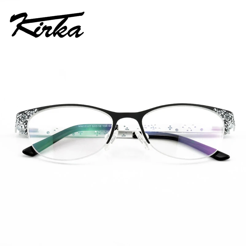 Kirka Glasses Frame Women Metal Vintage Myopia Eyewear Clear Optical Eyeglass Spring Hinge Armacao De Eyeglasses Frame Women
Kirka Glasses Frame Women Metal Vintage Myopia Eyewear Clear Optical Eyeglass Spring Hinge Armacao De Eyeglasses Frame Women