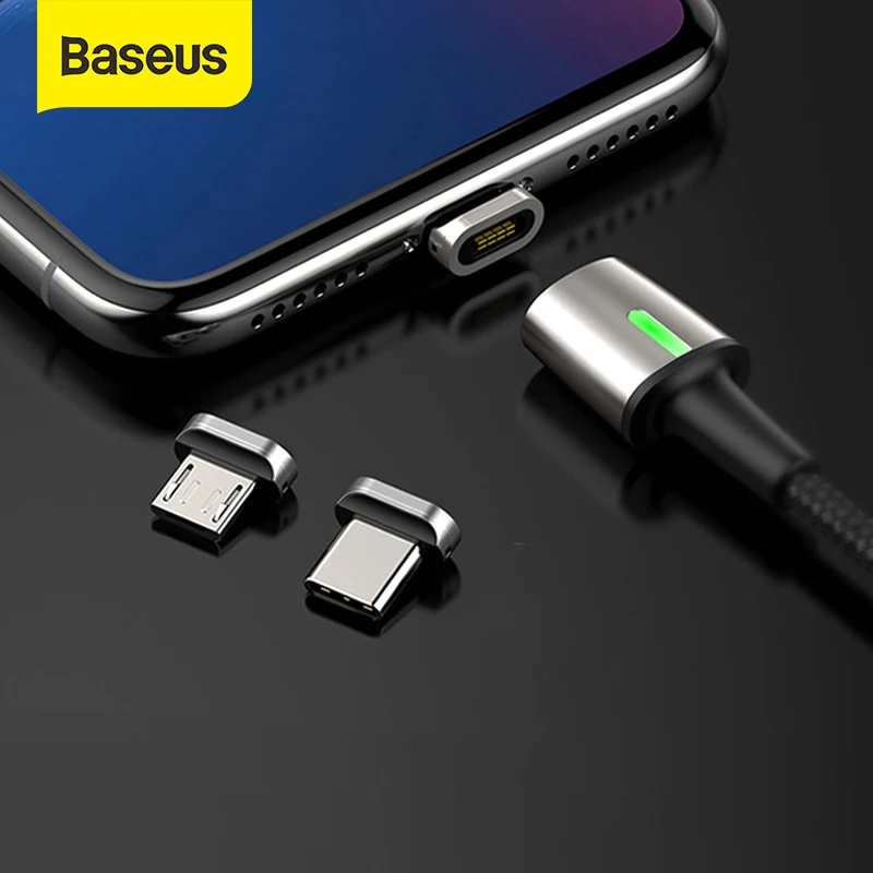 Baseus магнитное зарядное устройство USB-кабель адаптер для Samsung Быстрая зарядка Micro