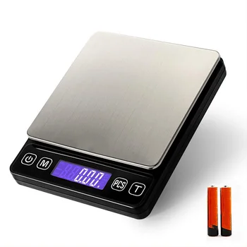Digital Kitchen Scale - 500G/0.01G High Accuracy Precision Multifunction Food Scale with Back-Lit LCD Display(Batteries Included
Digital Kitchen Scale - 500G/0.01G High Accuracy Precision Multifunction Food Scale with Back-Lit LCD Display(Batteries Included
