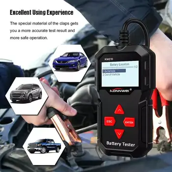 KONNWEI KW210 12V Automotive Car Battery Tester Digital Multi Language Analyzer Tester Tool
KONNWEI KW210 12V Automotive Car Battery Tester Digital Multi Language Analyzer Tester Tool