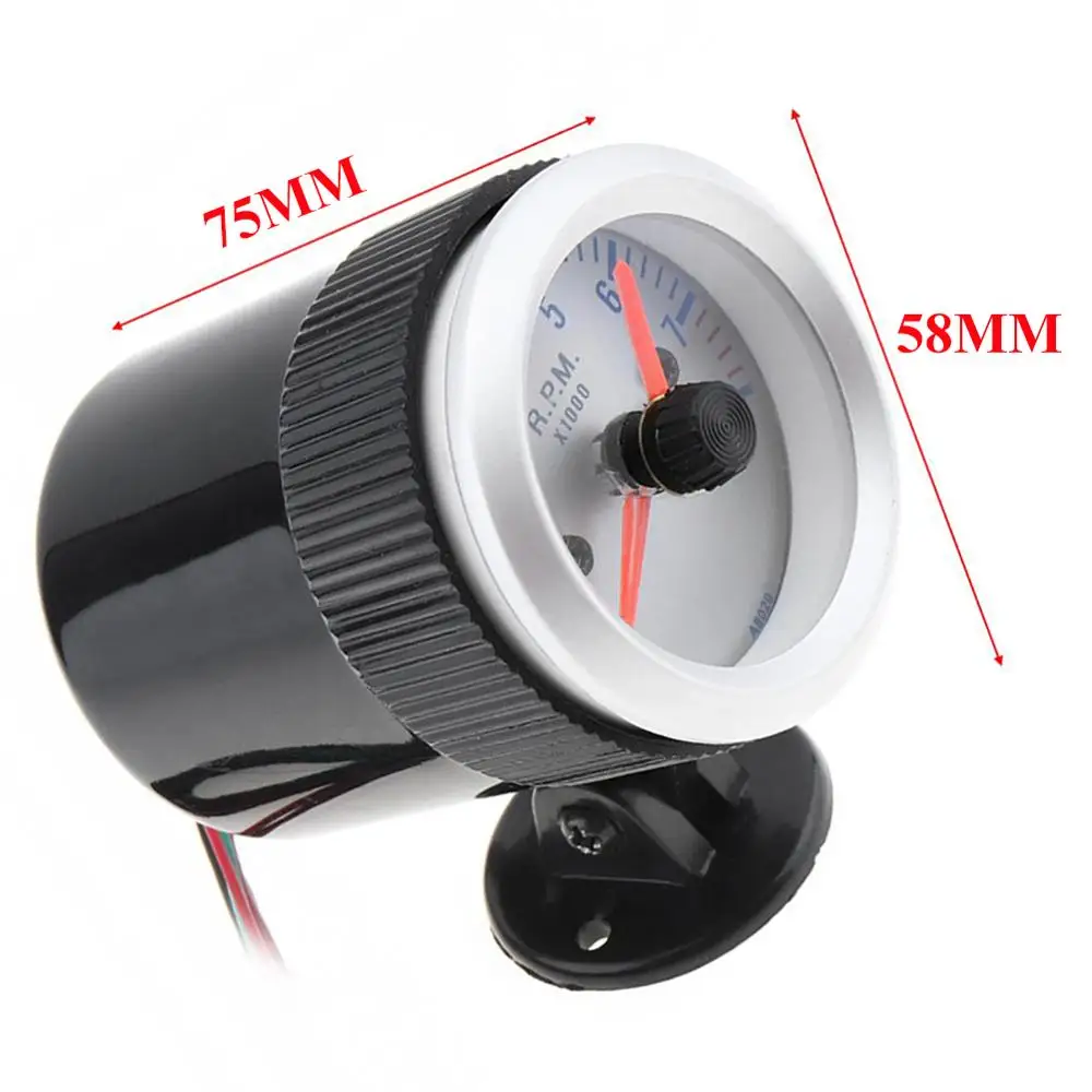 Car Tachometer Gauge Meter 2" 52mm 12V Blue LED 0~8000 Rpm Meter Speedometer For 4 6 8 Cylinder Engines Car Gauge
Car Tachometer Gauge Meter 2" 52mm 12V Blue LED 0~8000 Rpm Meter Speedometer For 4 6 8 Cylinder Engines Car Gauge