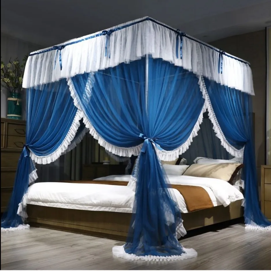 European mosquito net canopy bed children's super large net bedding bedroom mosquito net net pink three doors without bracket
European mosquito net canopy bed children's super large net bedding bedroom mosquito net net pink three doors without bracket