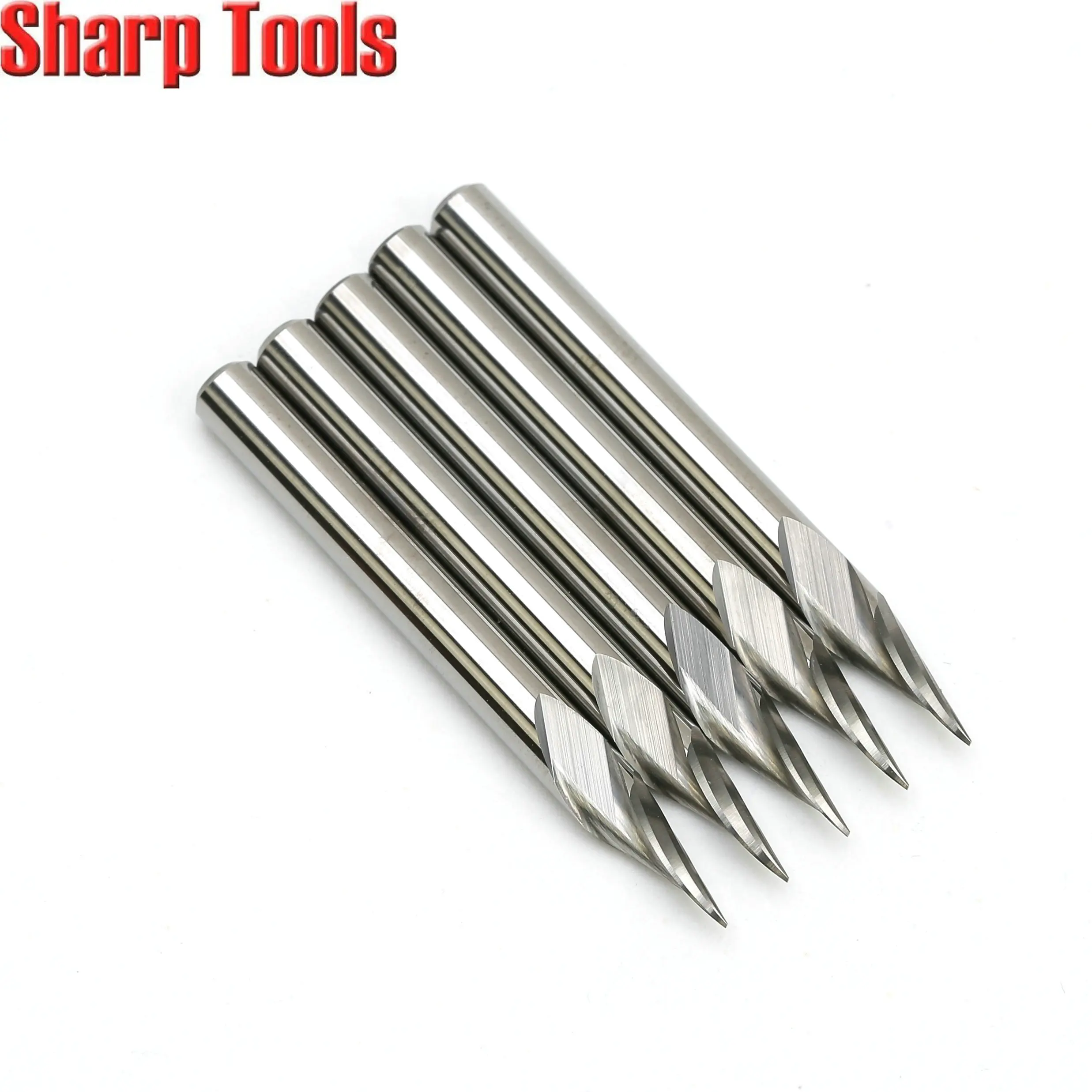 0.2-0.5mm Tip 4x60 Angle Single Flute Milling Cutter V Bit Engraving Tool CNC Metal Solid Carbide Carving Cutters Router Endmill
0.2-0.5mm Tip 4x60 Angle Single Flute Milling Cutter V Bit Engraving Tool CNC Metal Solid Carbide Carving Cutters Router Endmill