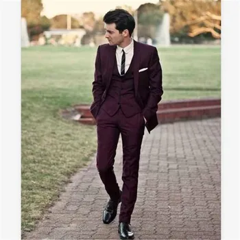 New Men’s Suit Smolking Noivo Terno Slim Fit Easculino Evening Suits For Men Groom Tuxedos One Button Wedding Best Man Prom 
New Men’s Suit Smolking Noivo Terno Slim Fit Easculino Evening Suits For Men Groom Tuxedos One Button Wedding Best Man Prom