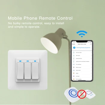 1/2/4 pcs Smart WiFi Light Switch Interruptor button Wall penal Switch App Remote Control Intellegent Switch For Alexa google
1/2/4 pcs Smart WiFi Light Switch Interruptor button Wall penal Switch App Remote Control Intellegent Switch For Alexa google