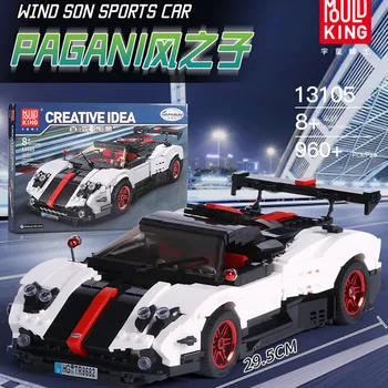 MOC 13105 Creative Toys Technic Series The Paganis Zonda Cinque Roadster car Model Building Blocks Bricks Kids Toys Gifts 
MOC 13105 Creative Toys Technic Series The Paganis Zonda Cinque Roadster car Model Building Blocks Bricks Kids Toys Gifts