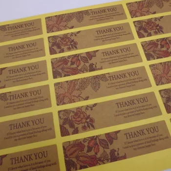 5Sheets/90Pcs Kraft Flower Paper Stickers Thank you Adhesive Stickers Sealing Label Stickers For Gifts Handmade Craft Stickers 
5Sheets/90Pcs Kraft Flower Paper Stickers Thank you Adhesive Stickers Sealing Label Stickers For Gifts Handmade Craft Stickers