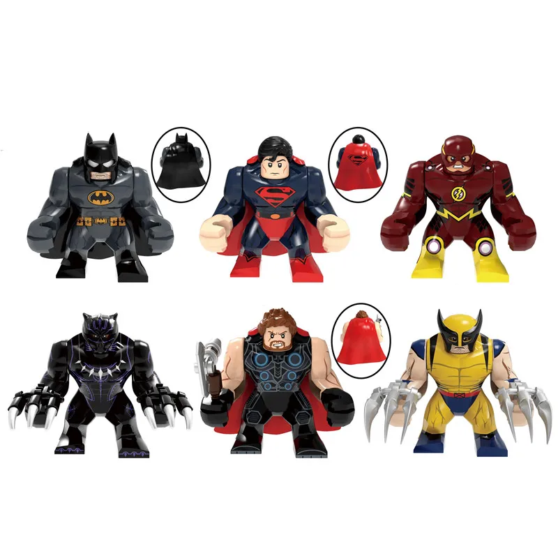 2019 Marvel Avengers Endgame Super Heroes Iron Man Batman Wolverine Thor Black Panther Building Blocks Bricks Toys Juguetes 
2019 Marvel Avengers Endgame Super Heroes Iron Man Batman Wolverine Thor Black Panther Building Blocks Bricks Toys Juguetes