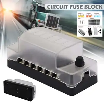 6-6 Way Universal Car Blade Fuse Box Automotive Circuit Fuse Block Holder Max 75A with LED Indicators Car Fuse Box F4145-Z
6-6 Way Universal Car Blade Fuse Box Automotive Circuit Fuse Block Holder Max 75A with LED Indicators Car Fuse Box F4145-Z