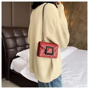Bag WOMEN'S Bag New Style 2019 Autumn And Winter Fashion Black One-Shoulder Chain Square Sling Bag Shoulder Women's
Bag WOMEN'S Bag New Style 2019 Autumn And Winter Fashion Black One-Shoulder Chain Square Sling Bag Shoulder Women's