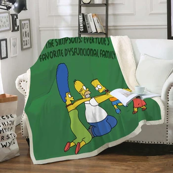 3D Simpon Blanket Sofa Throw Blanket Cartoon Blanket for Adults Bed Sheet Nap Car Travel Blanket Children Blankets for Beds 
3D Simpon Blanket Sofa Throw Blanket Cartoon Blanket for Adults Bed Sheet Nap Car Travel Blanket Children Blankets for Beds